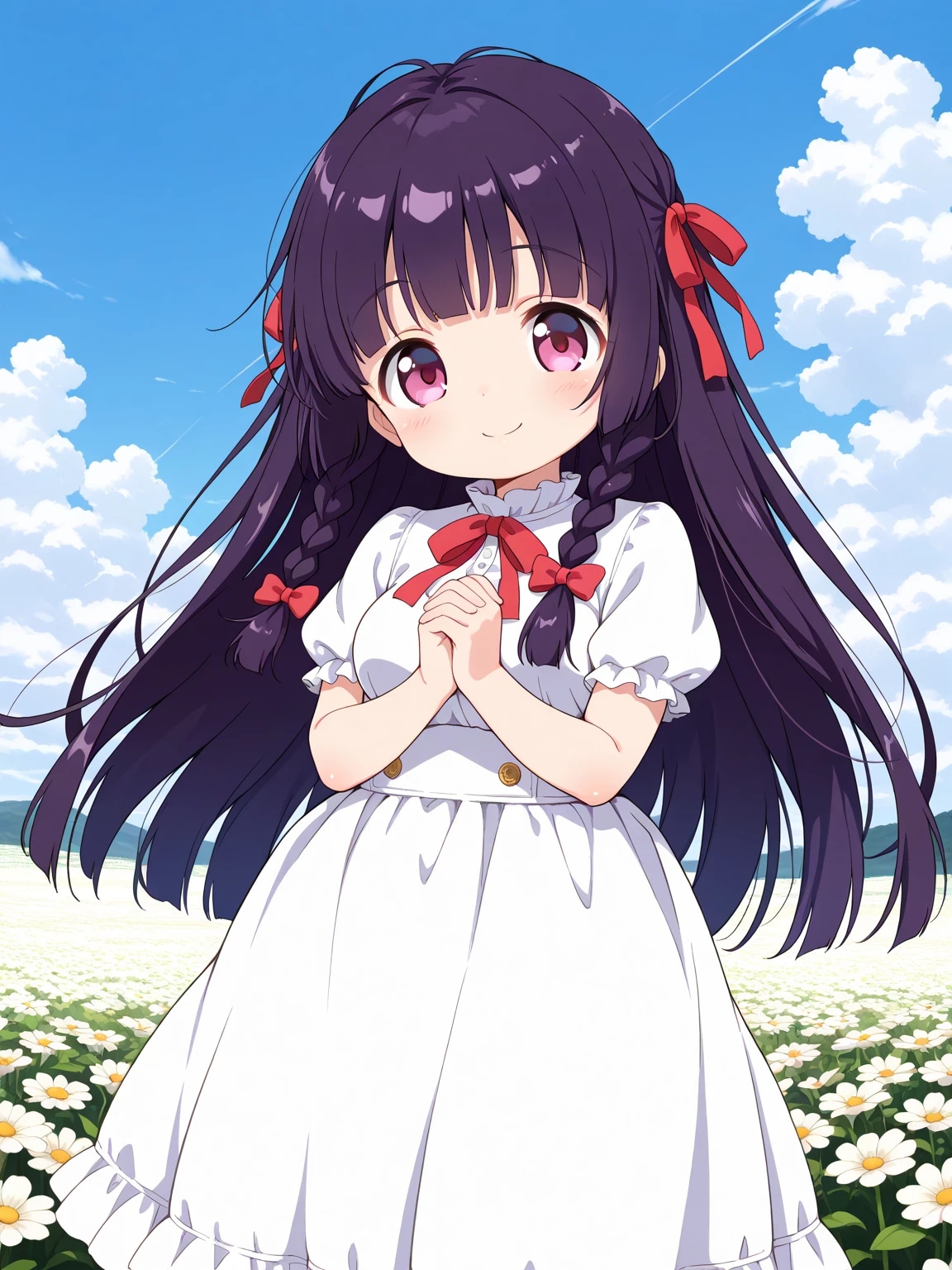 白いドレスのゆうこちゃん