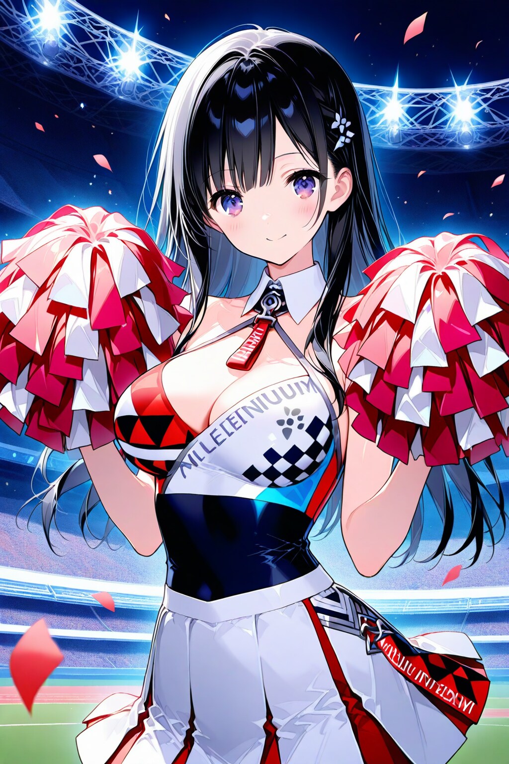 フレフレ少女（GRYPHON）ちちぷいのみんな応援します♪ | の人気AIイラスト・グラビア