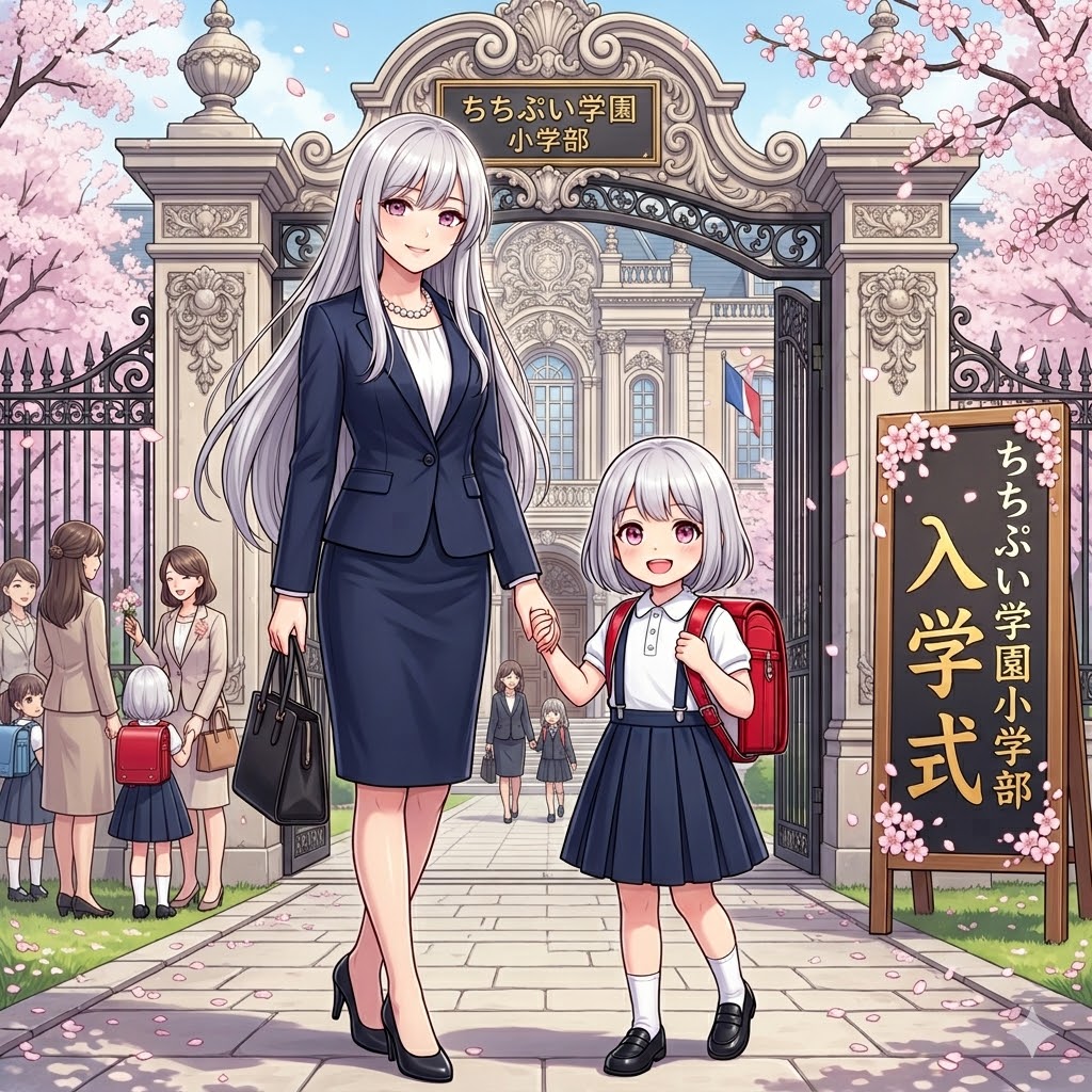 ちちぷい学園入学式 | の人気AIイラスト・グラビア