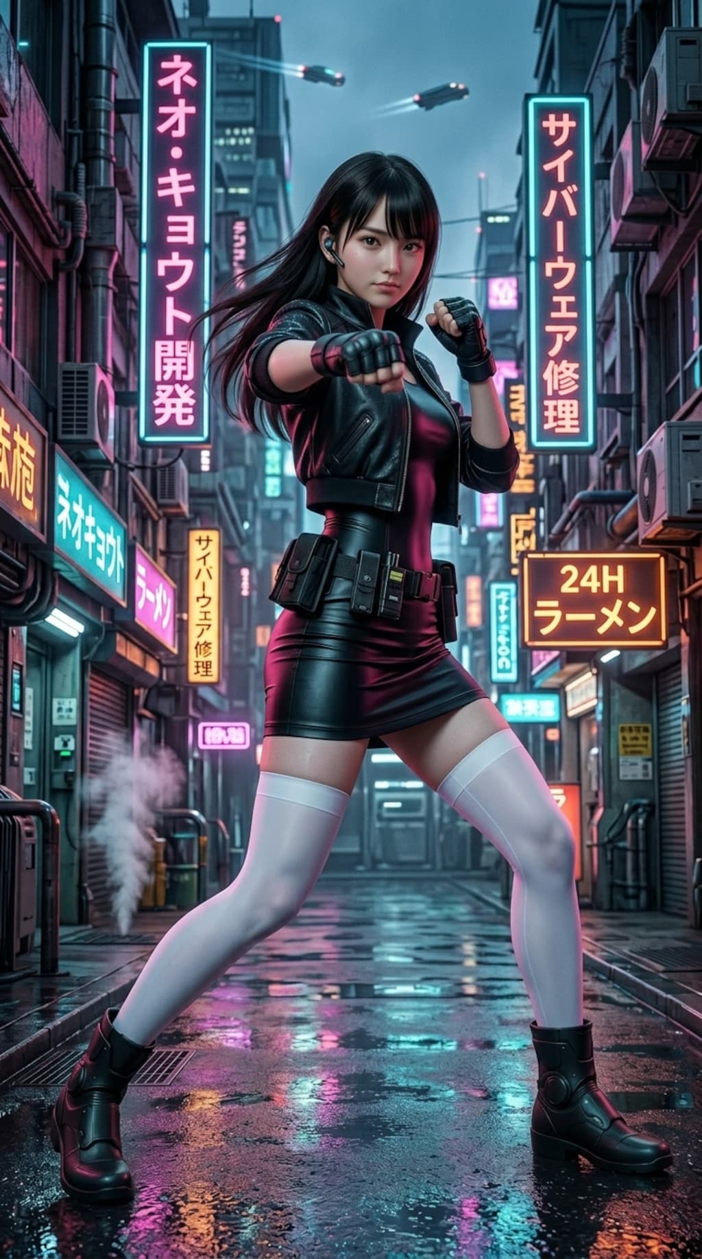 メタル系ヒロインの私服
