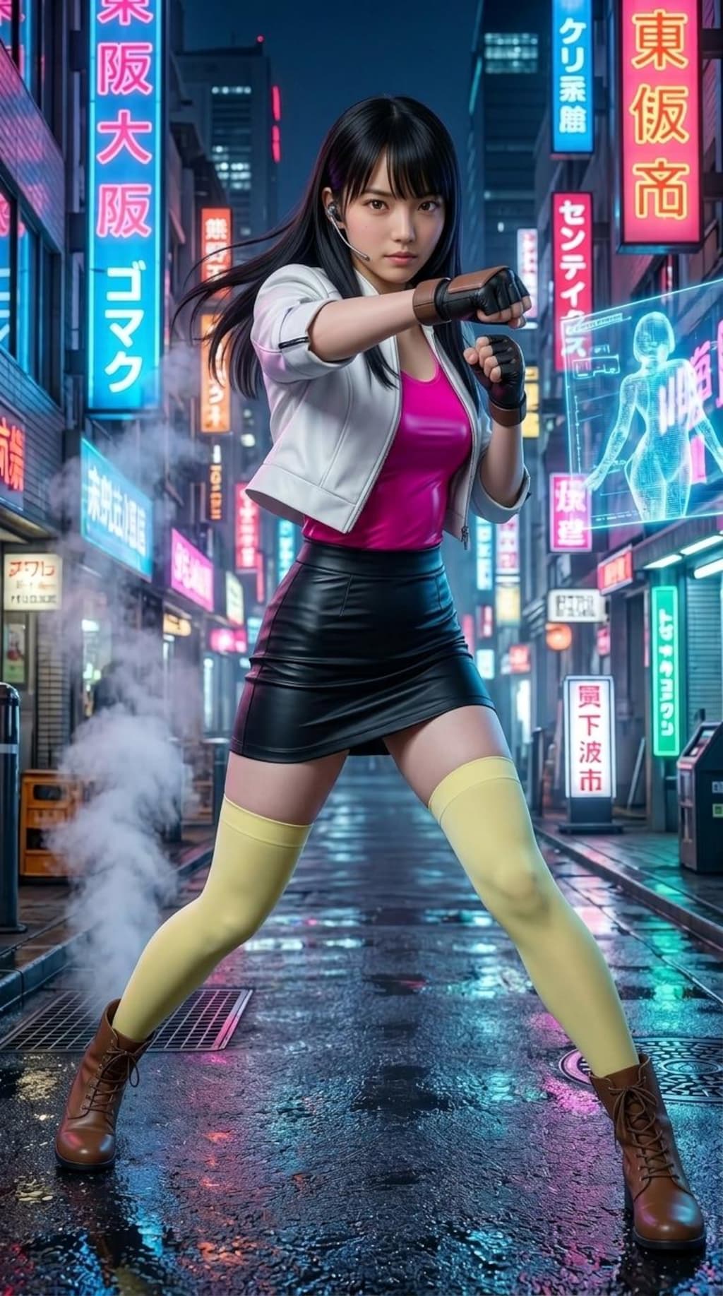 メタル系ヒロインの私服