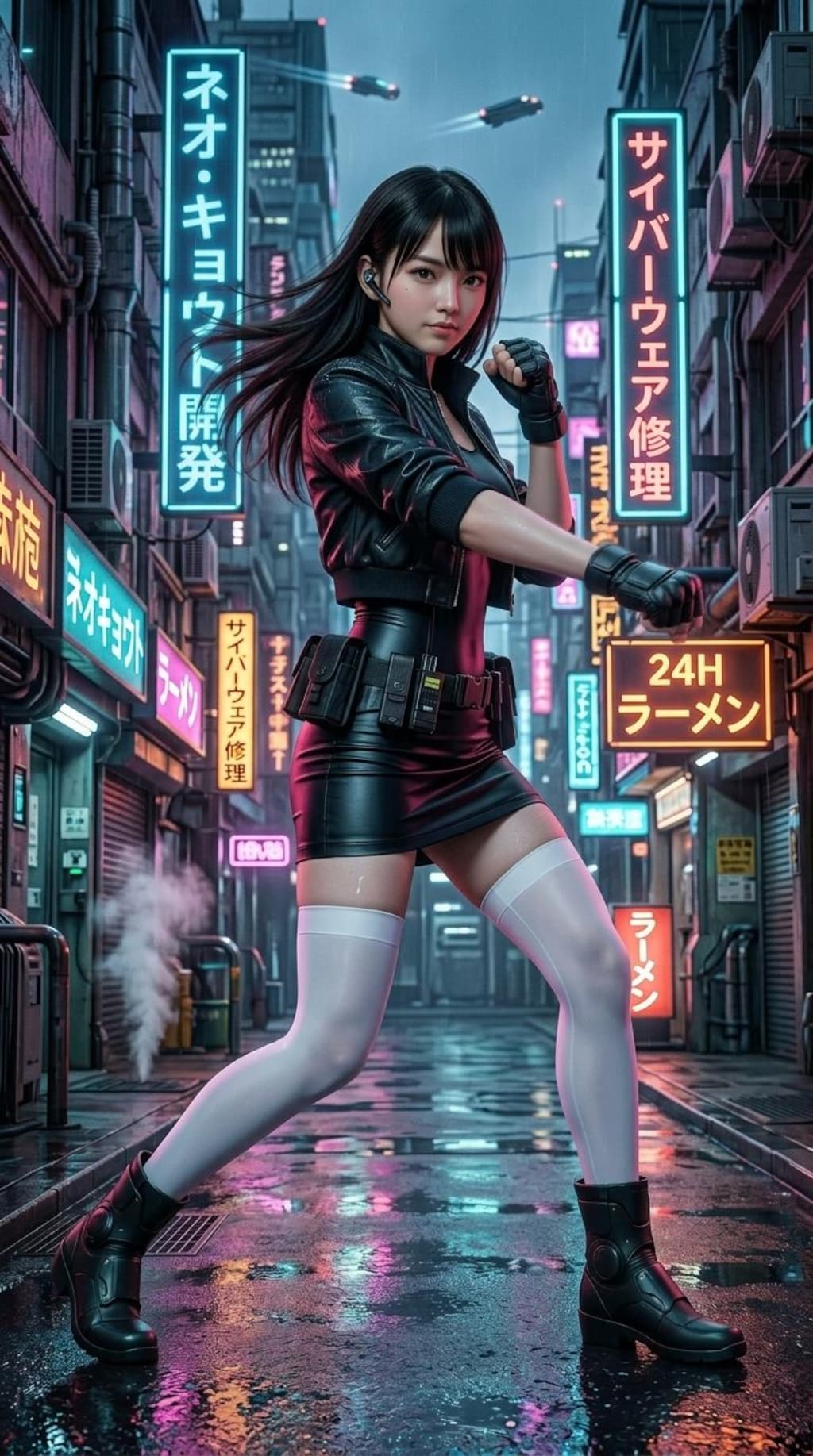 メタル系ヒロインの私服