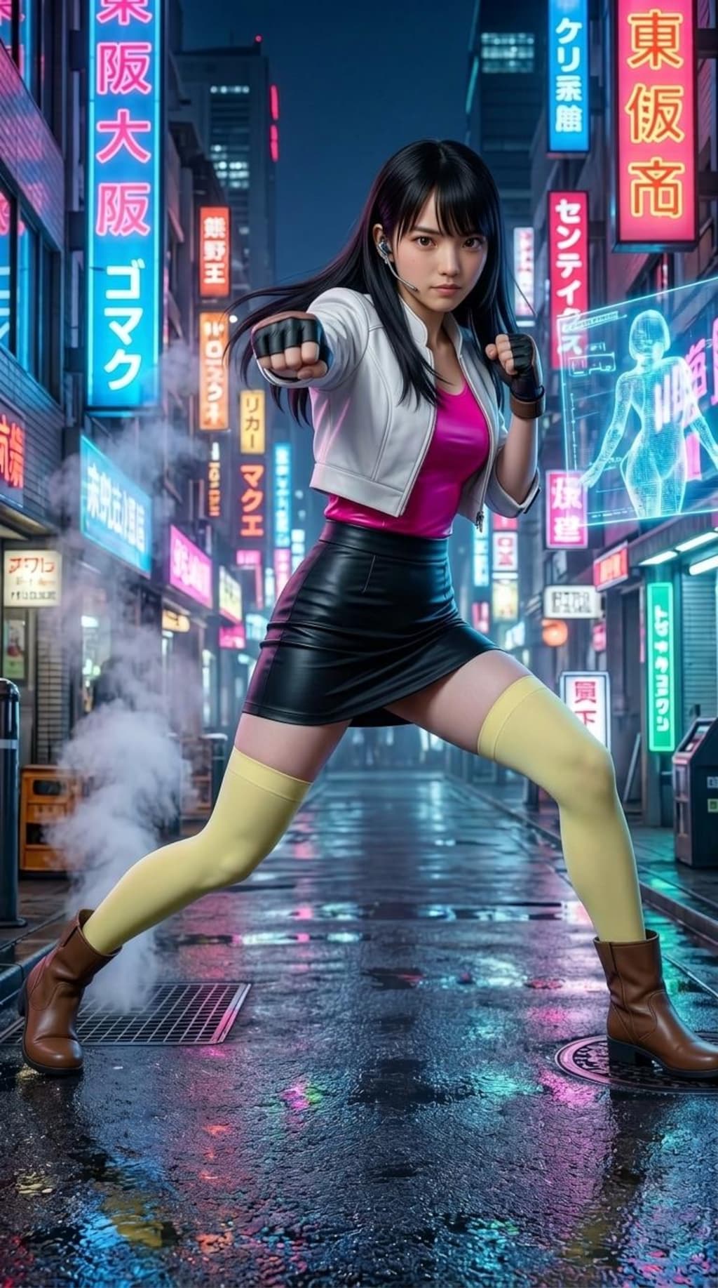 メタル系ヒロインの私服