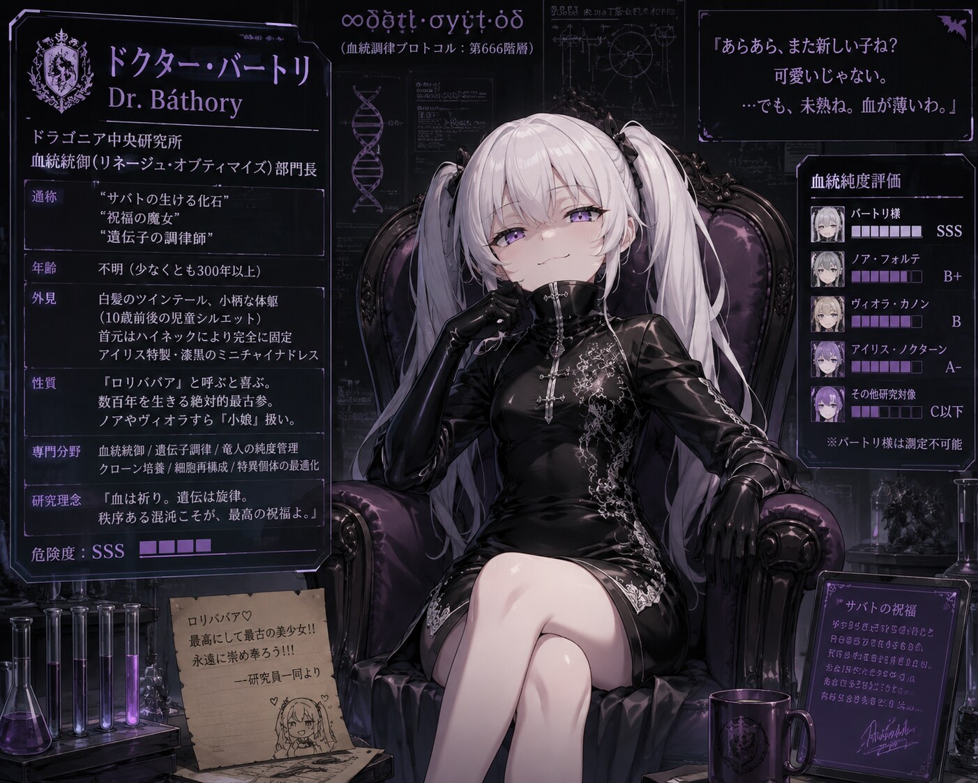🔬 「祝福の魔女」ドクター・バートリ（Dr. Báthory）🧙‍♀️