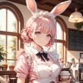 うさ耳ガールが居るカフェ 2枚目