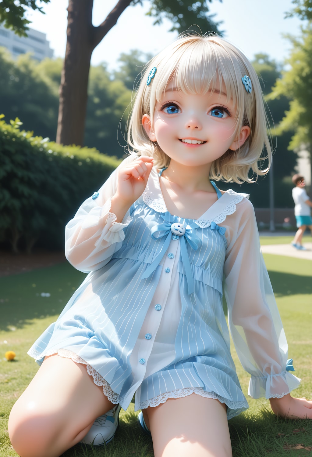 おぢたん❤️あしょぼ⁉️（ (*ﾟдﾟ*)ﾄﾞｷﾄﾞｷ）【model：waiSemireal_v30】