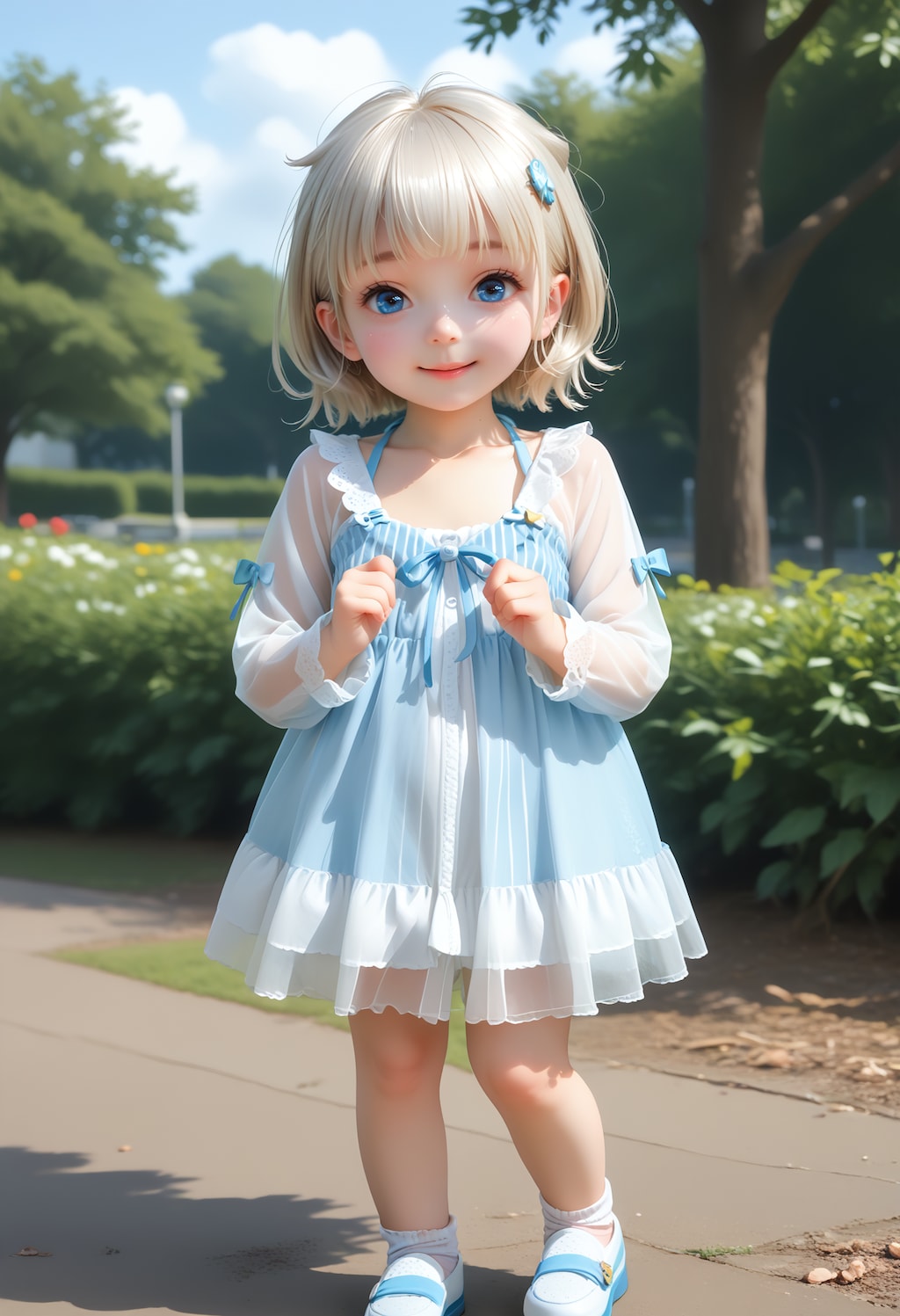 おぢたん❤️あしょぼ⁉️（ (*ﾟдﾟ*)ﾄﾞｷﾄﾞｷ）【model：waiSemireal_v30】