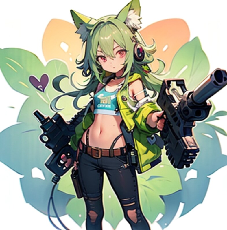 銃を持った女の子 | の人気AIイラスト・グラビア