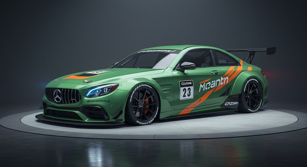 メルセデスベンツクーペレーシングカー