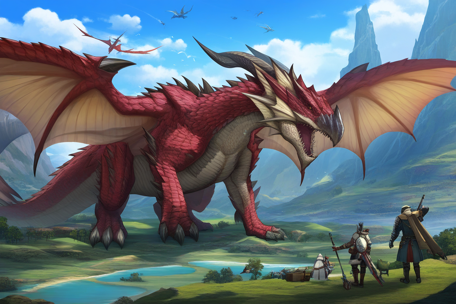 草原のドラゴン