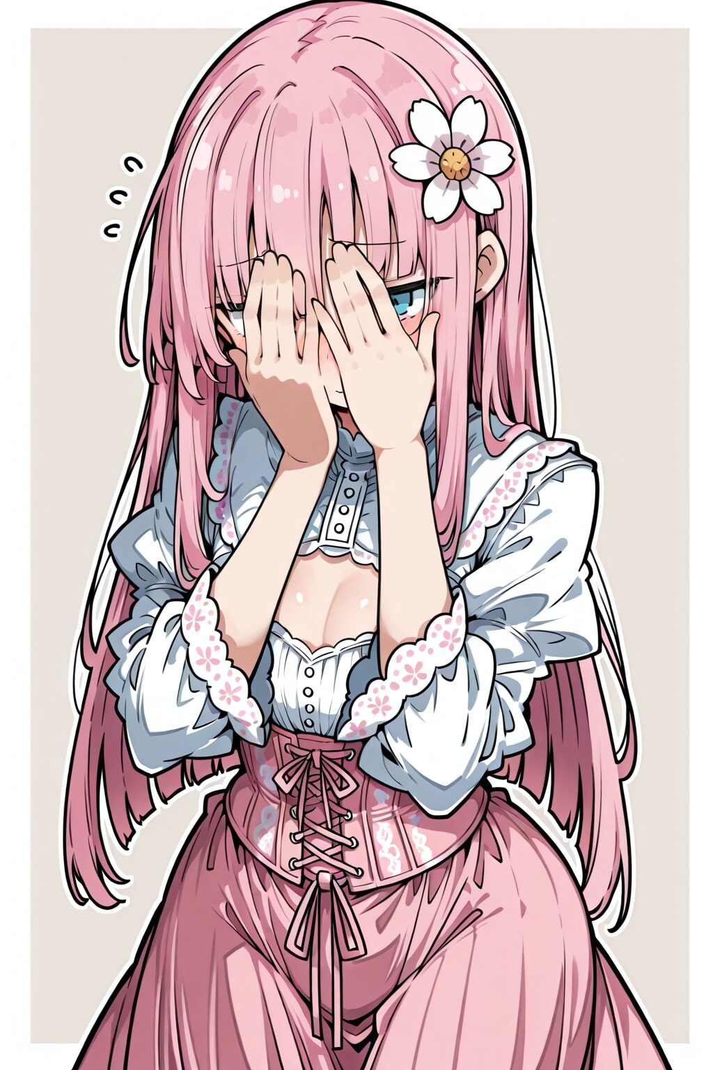 照れECHIDNAちゃん | の人気AIイラスト・グラビア