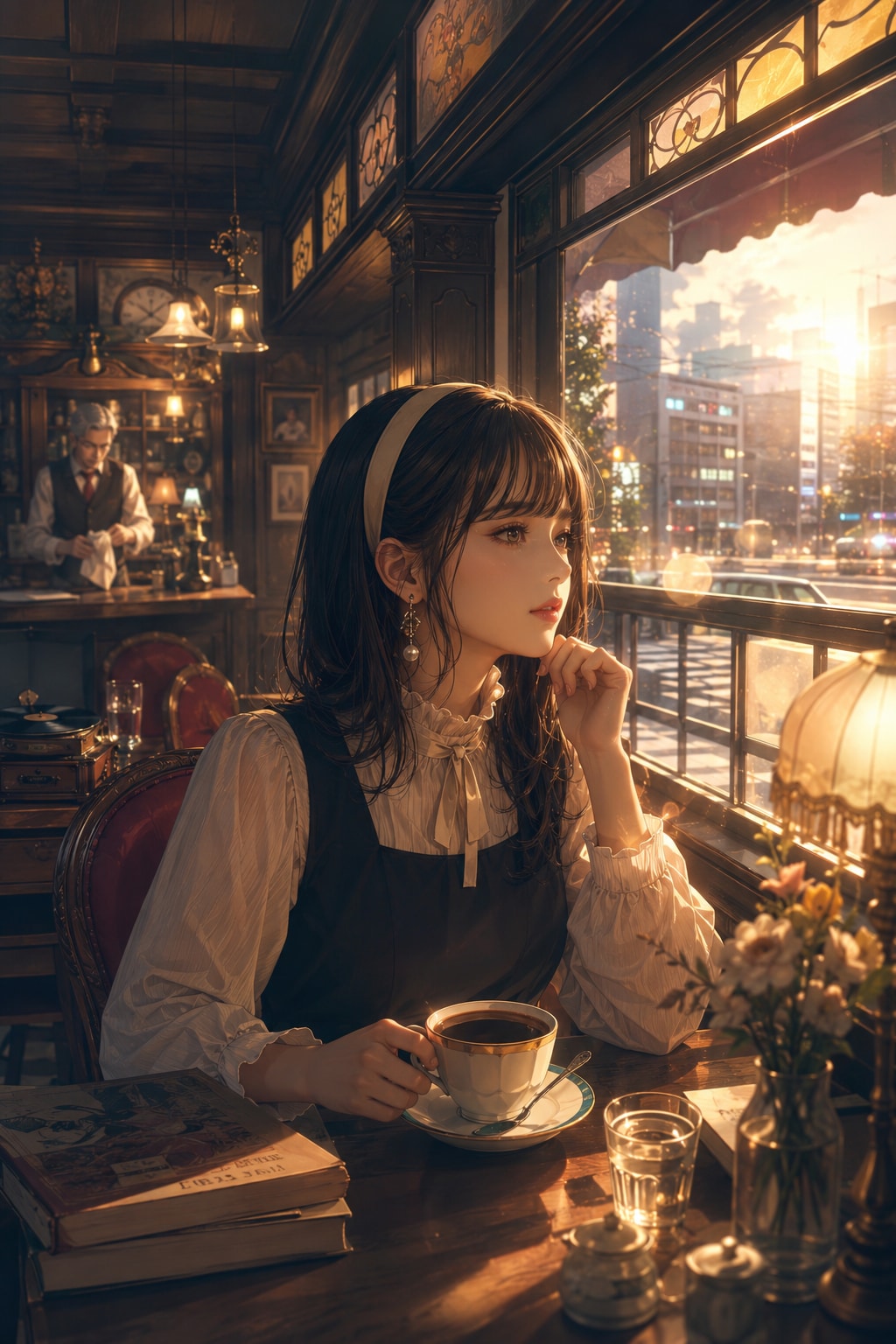 純喫茶巡りする女の子