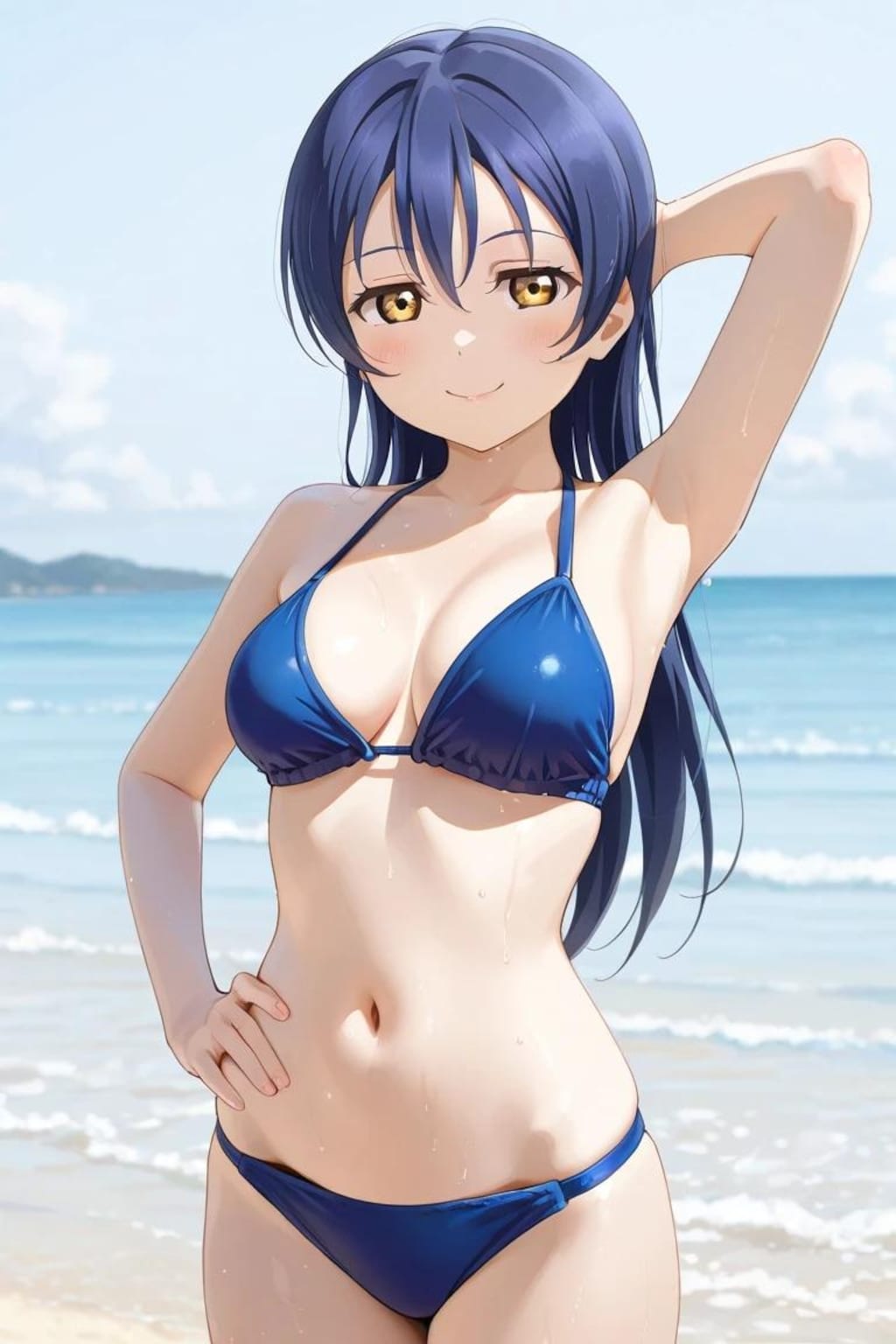 μ'sメンバーのおっぱいチャレンジ+α(園田海未編)
