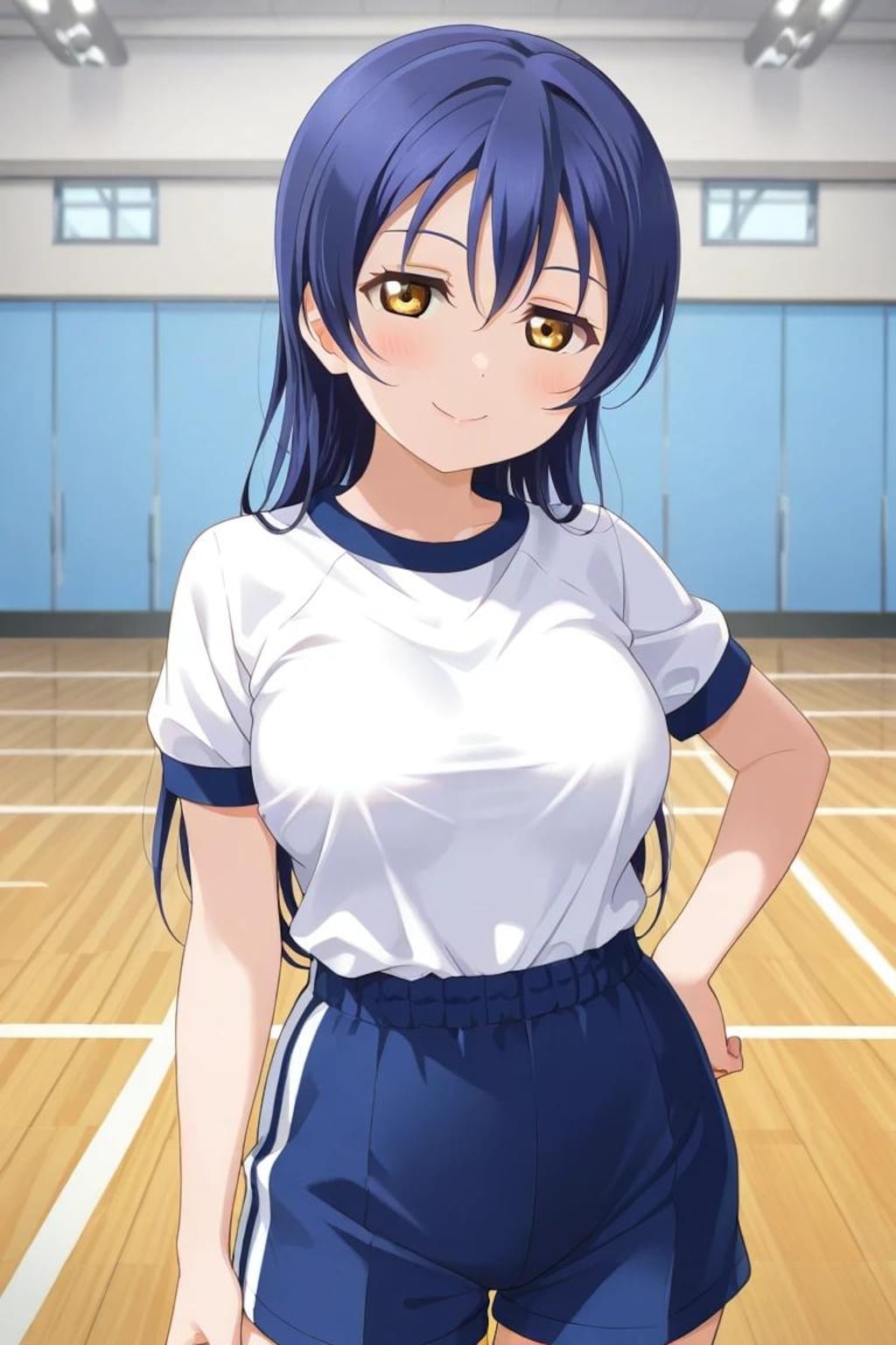 μ'sメンバーのおっぱいチャレンジ+α(園田海未編)