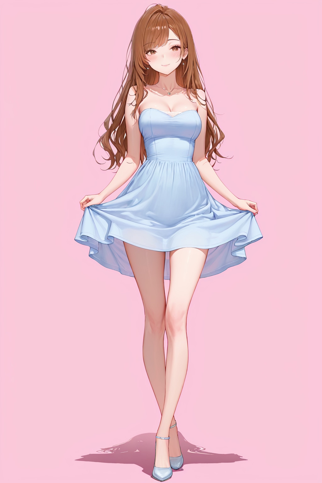 strapless dress(soft sweetheart neckline) | の人気AIイラスト・グラビア