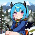 悪魔娘ちゃんの冬 2枚目