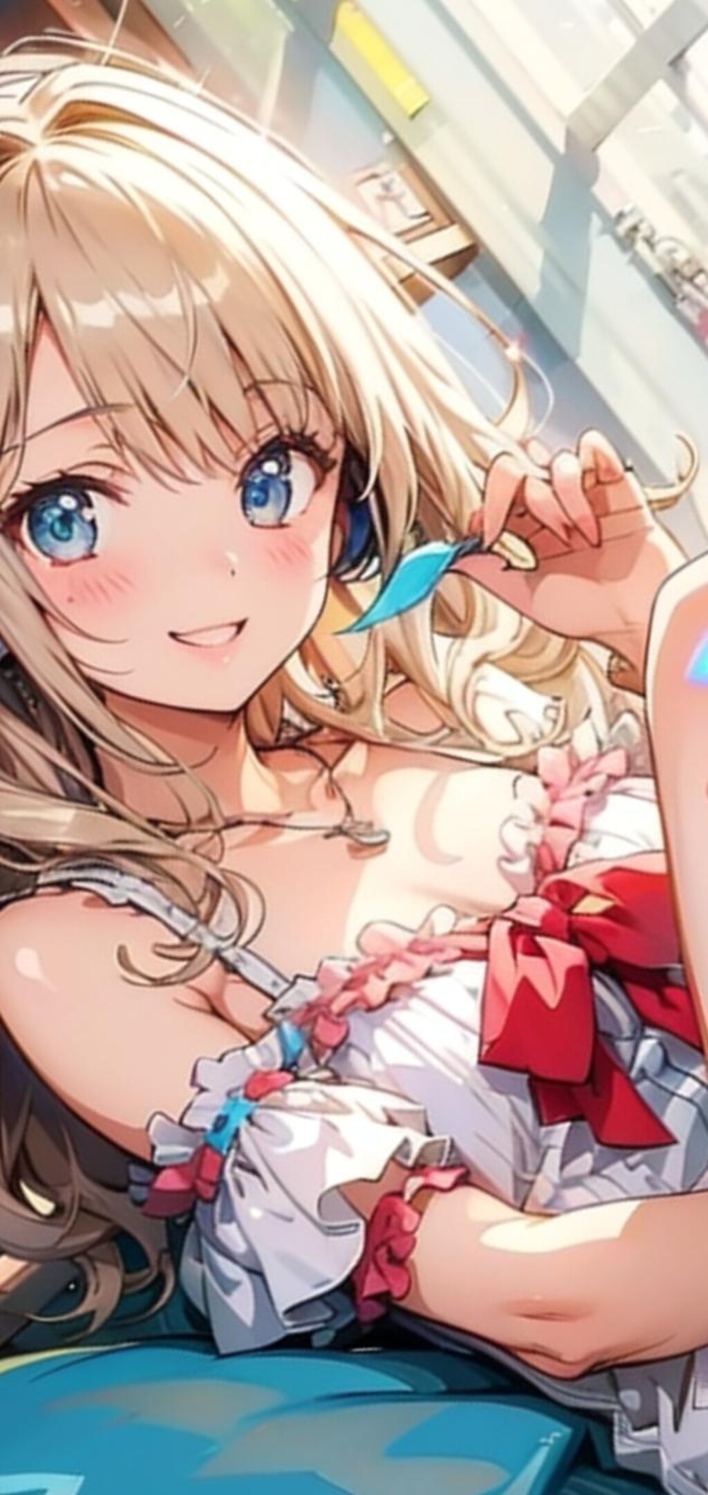 ♬音楽少女（ヘッドフォン）1 『良い曲だよ♪一緒に聴こ♪』