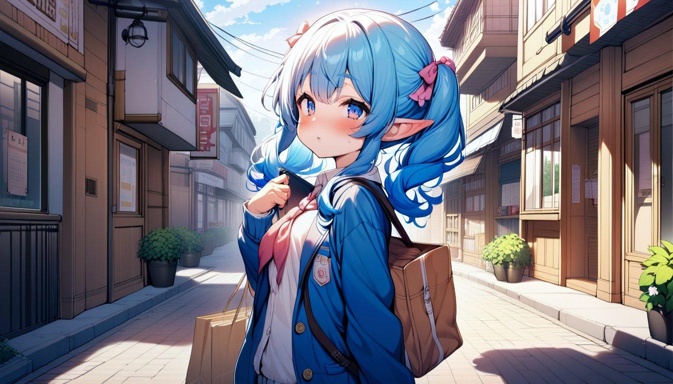 帰宅エルフちゃん