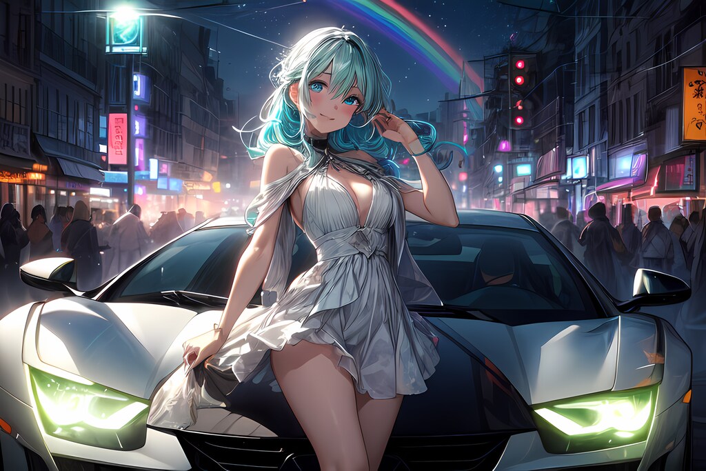 夜の街を徘徊中