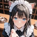 猫耳メイドからの「happy valentine」 2枚目