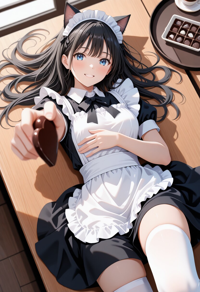 猫耳メイドからの「happy valentine」