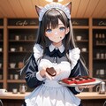 猫耳メイドからの「happy valentine」 3枚目