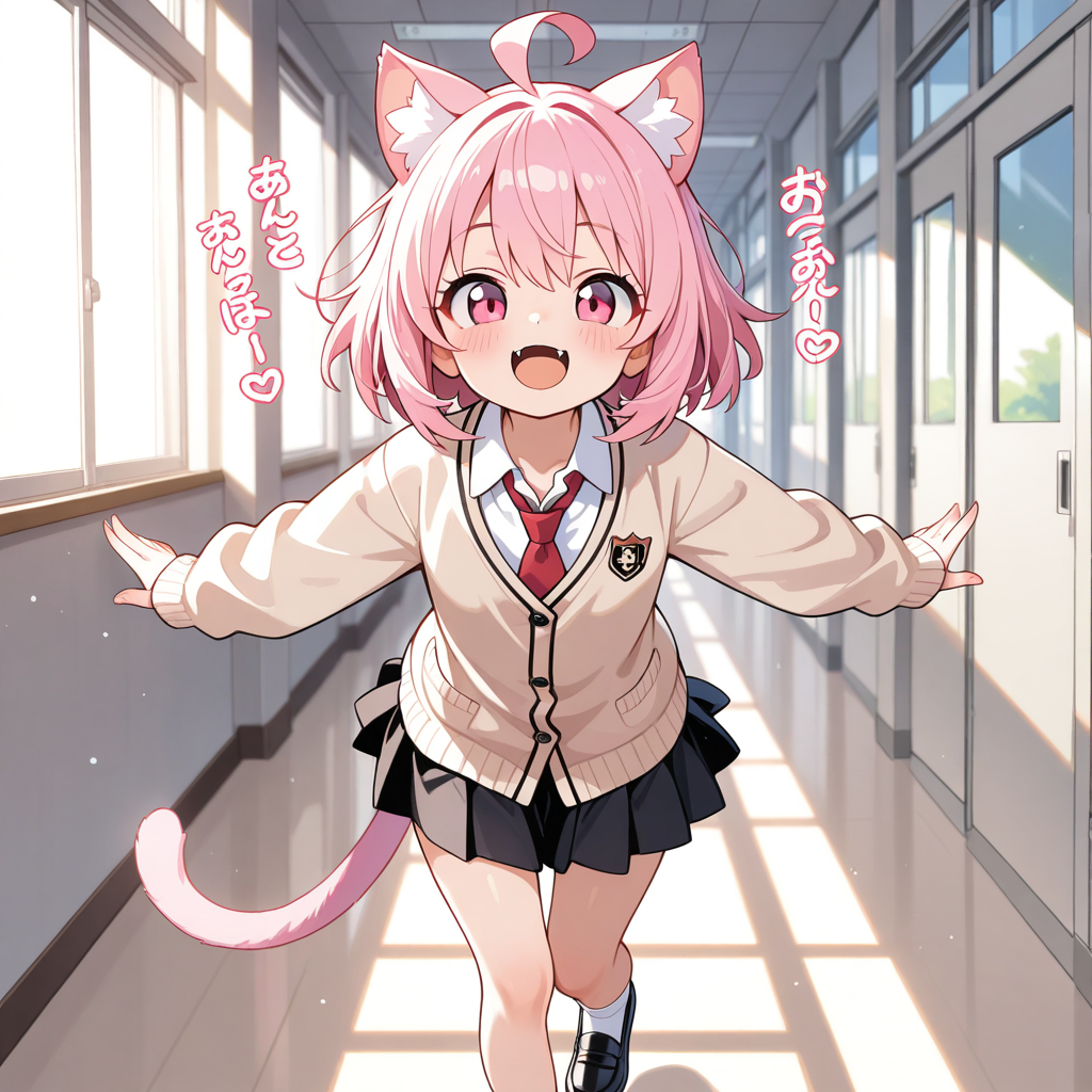 私立聖寧女学院の中等部に入学したうちのねこちゃん！！