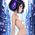未来都市の中学生！制服と全裸！ 4枚目