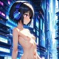 未来都市の中学生！制服と全裸！ 5枚目