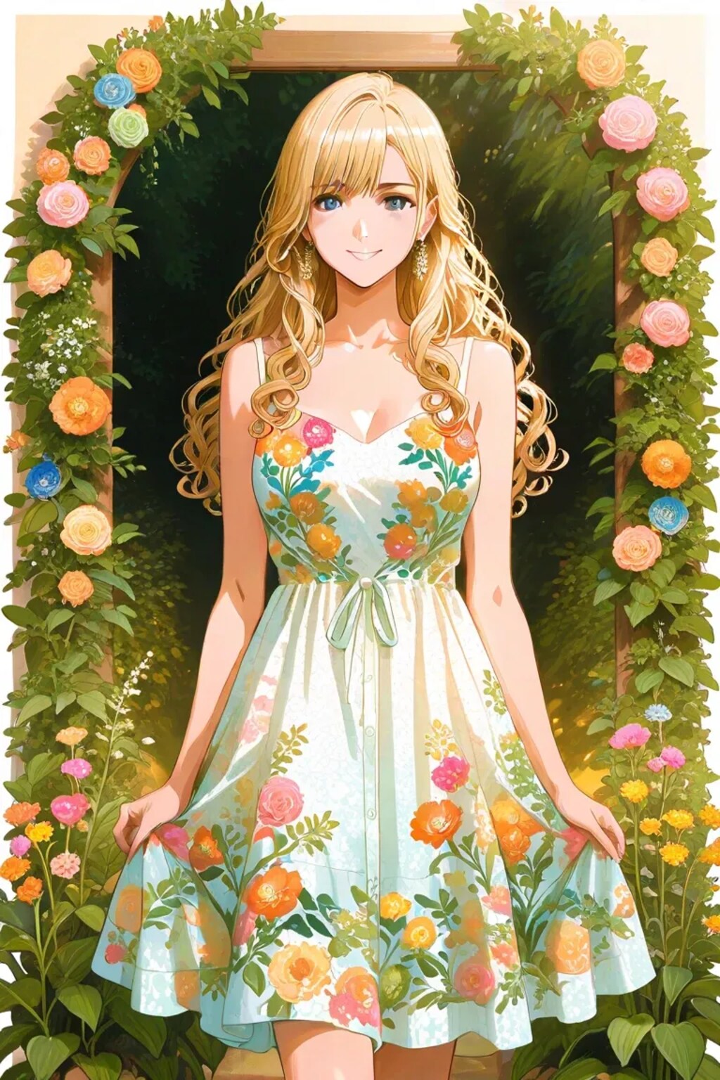 ワンピースのお姉さん