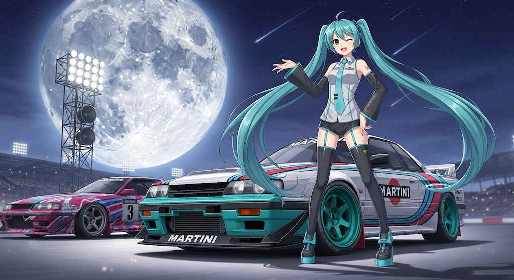 初音ミクとR31レーシングカー