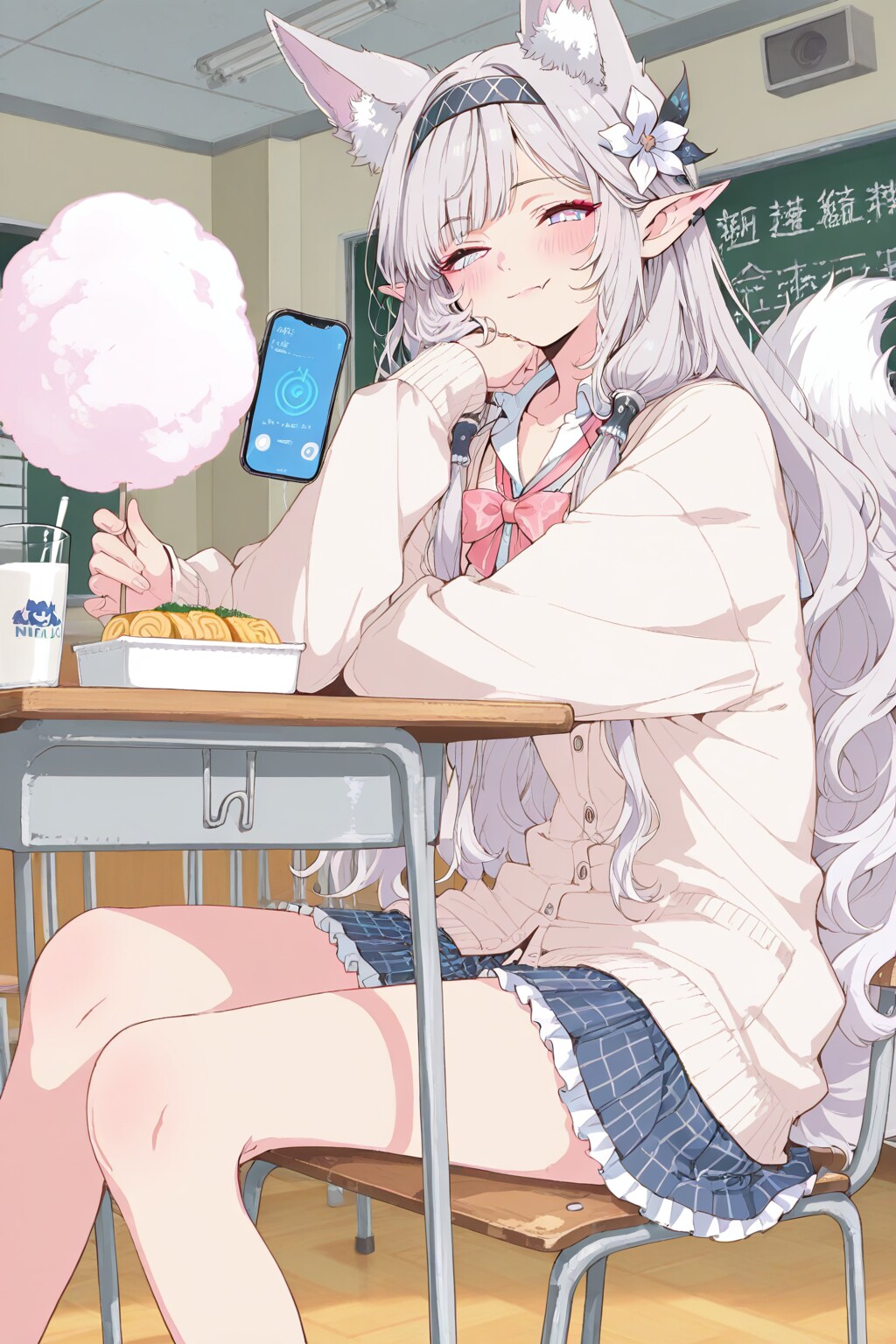今日の狐耳娘