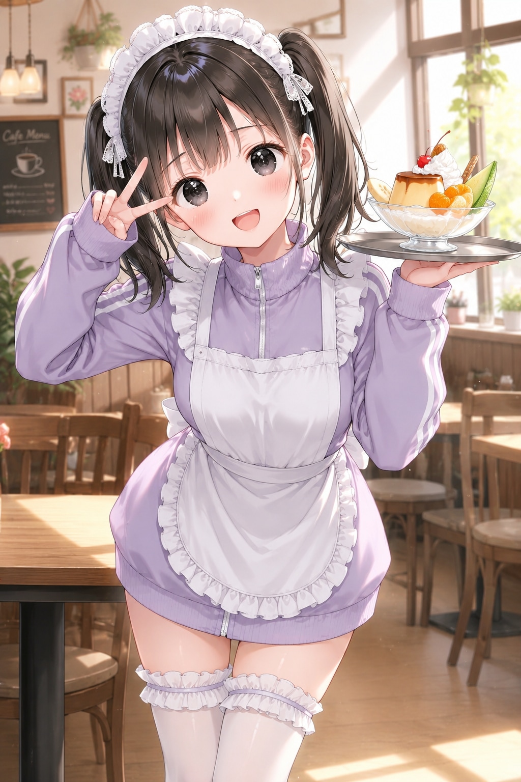 プリンではっぴーピース✌️✨️