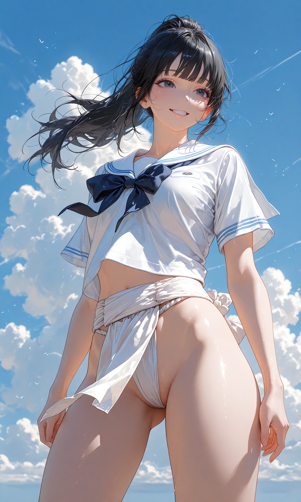 Loincloth girl (sailor uniform)