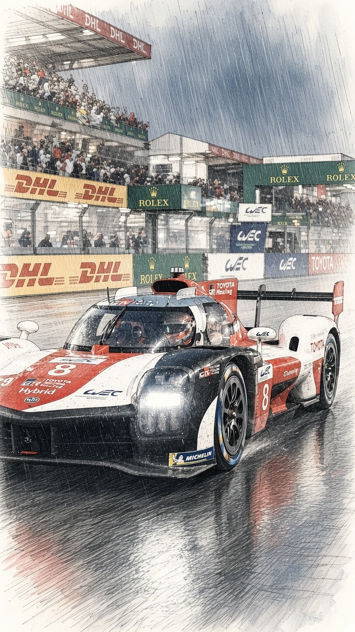 TOYOTA GAZOO Racing／GR010 HYBRID | の人気AIイラスト・グラビア