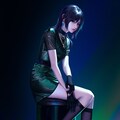 お座りネオン姉さん 5枚目