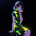 お座りネオン姉さん 4枚目