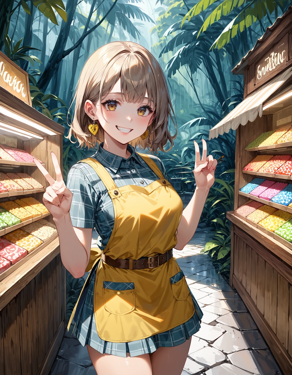 ジャングルの土産屋