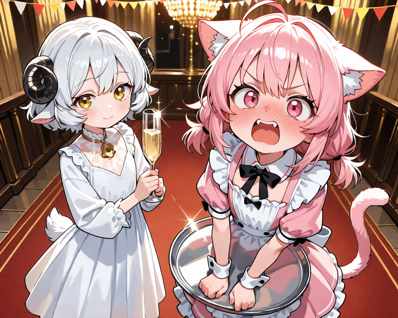 にゃんで私がメイドにゃんらっ！！？ | の人気AIイラスト・グラビア