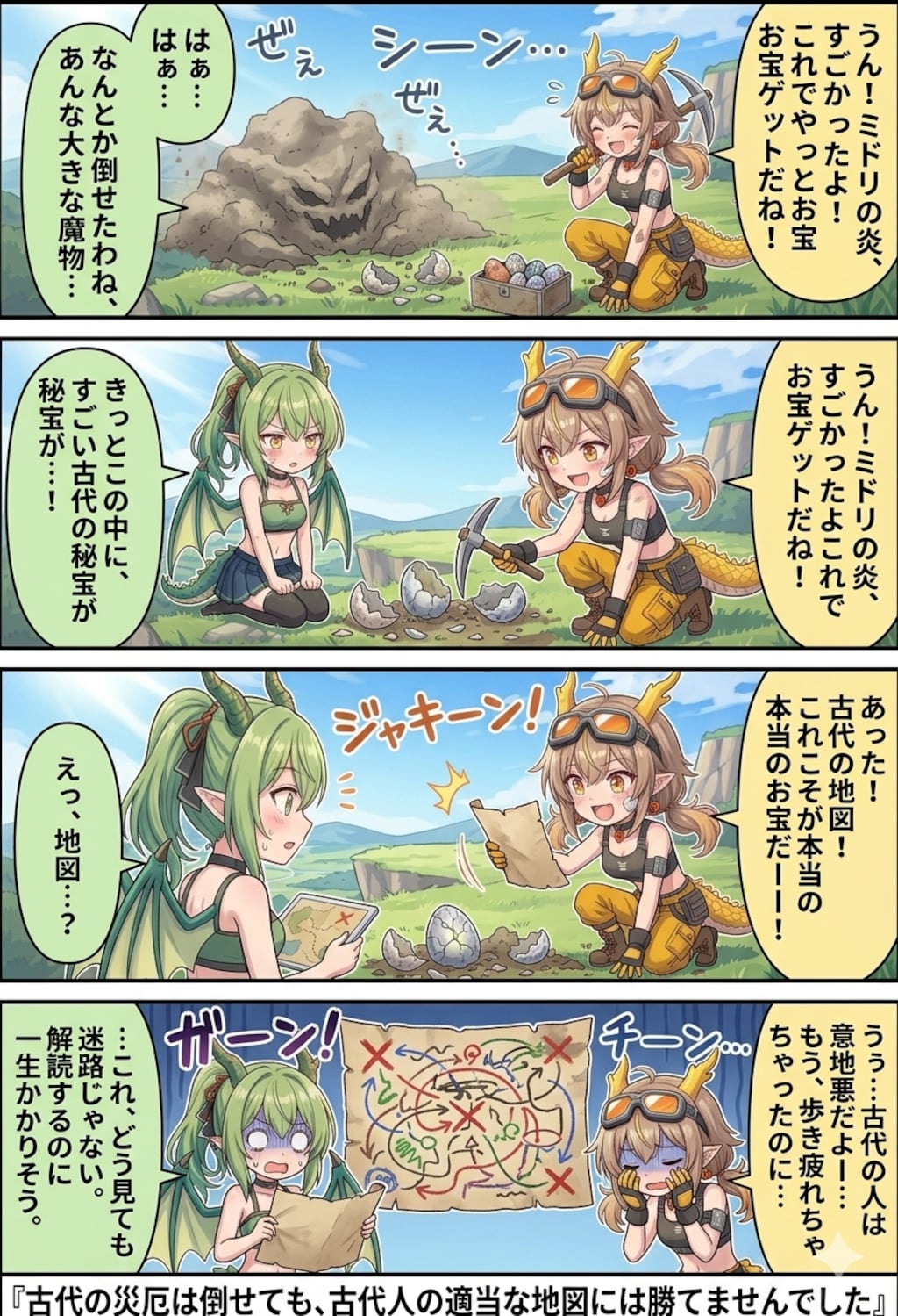Geminiに漫画描かせてみた