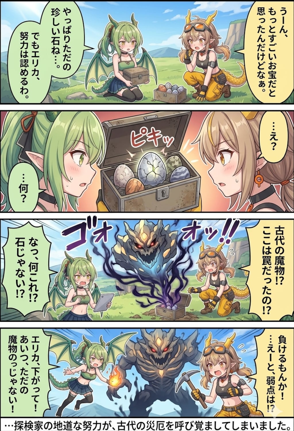 Geminiに漫画描かせてみた