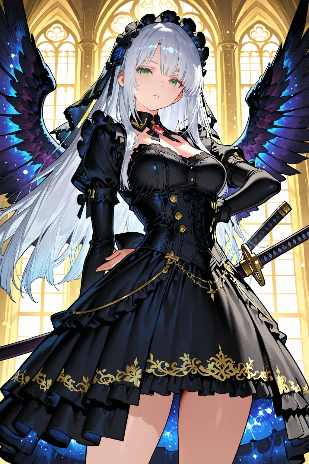 漆黒の翼のゴスロリ剣士③