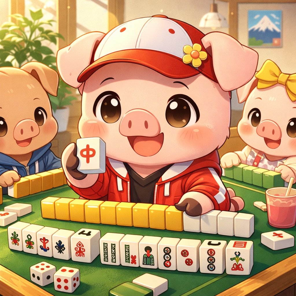 【麻雀】豚一局