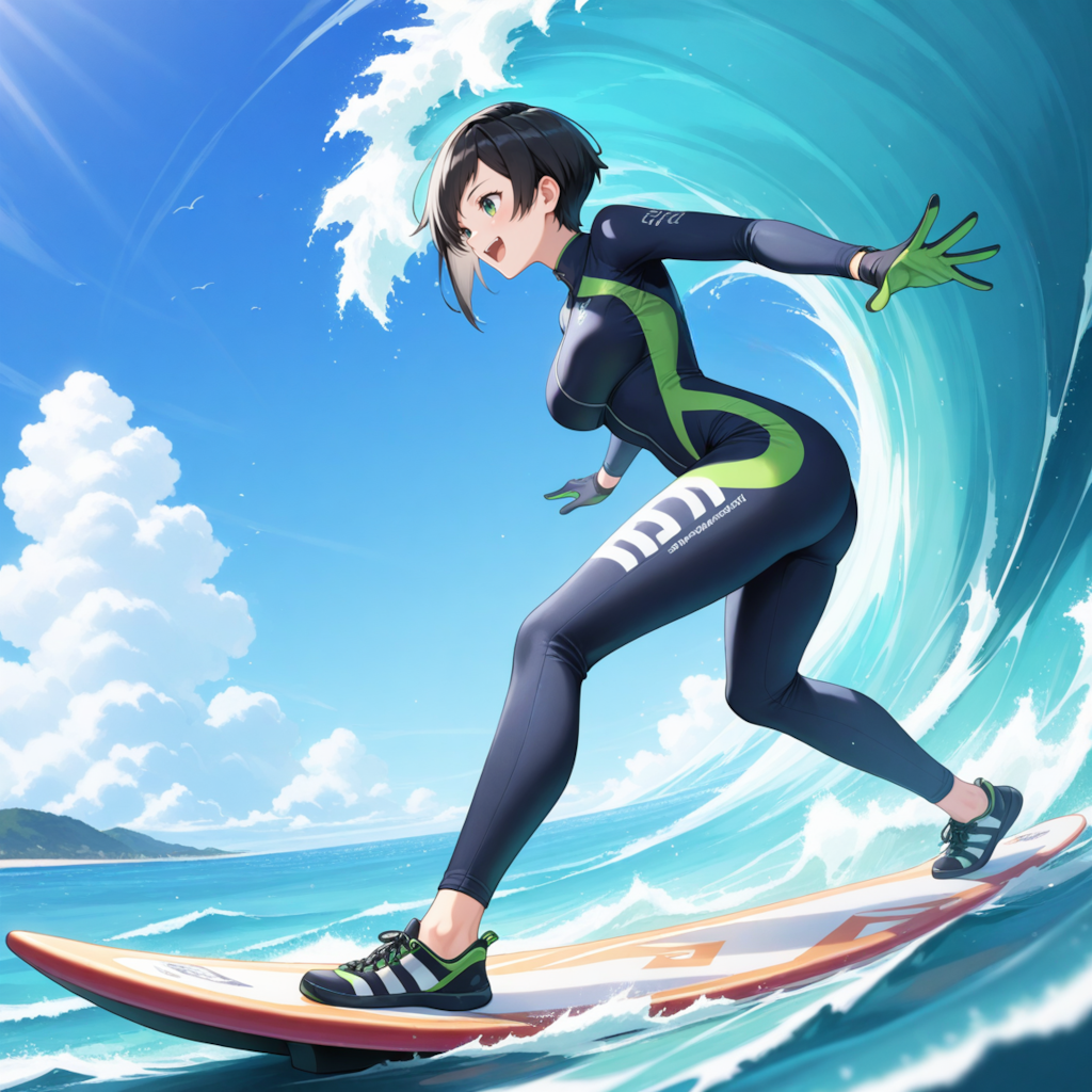 サーフィングサキちゃん