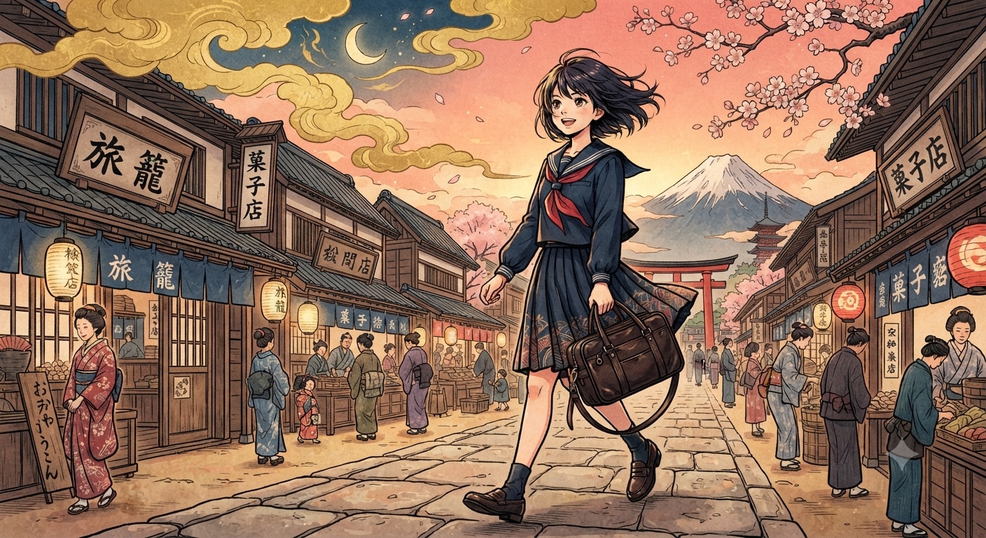 セーラー少女タイムスリップ？