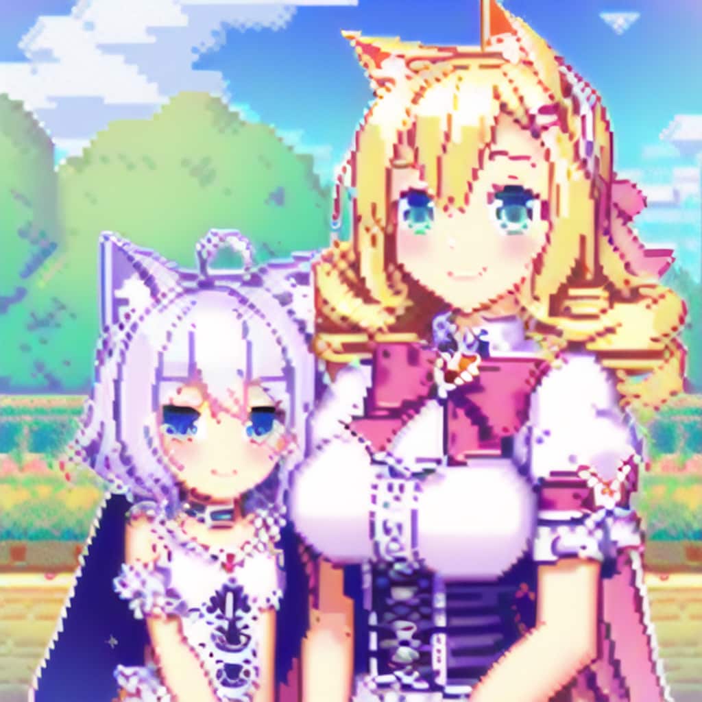 ねこねこピクセルアート
