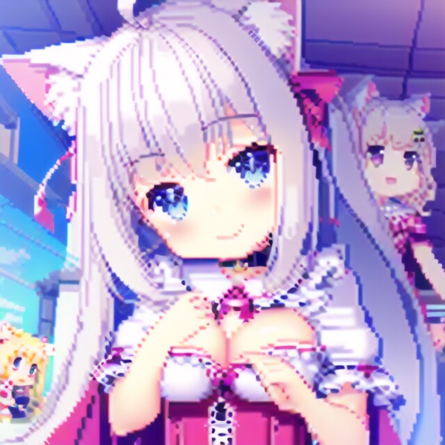 ねこねこピクセルアート