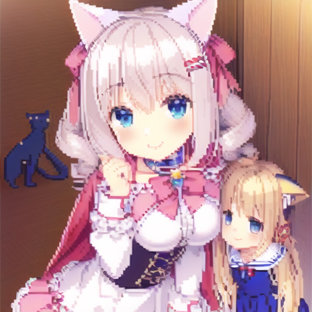 ねこねこピクセルアート