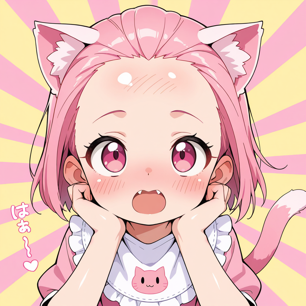 おでこねこちゃん