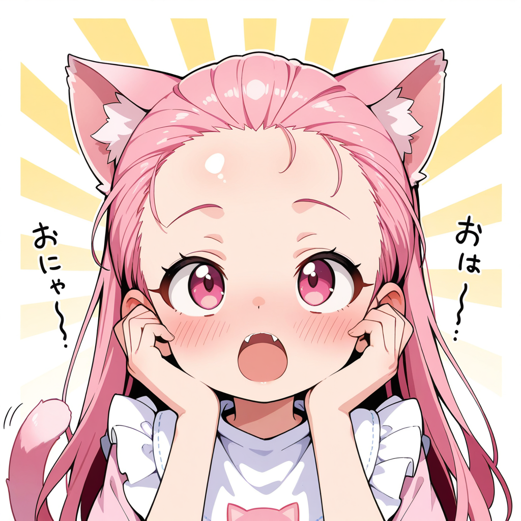おでこねこちゃん